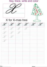 Free printable cursive letters worksheet is the best way to practice their cursive writing skills in both uppercase and lowercase letters. Cursive Captial Letter X Worksheet