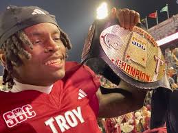 Vidal becomes all-time leading rusher, Lewis makes three TD catches as Troy  downs South Alabama