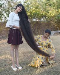 She has been growing her hair since the age of six, and calls it her lucky charm. India Meet The Girl With The World S Longest Hair News Photos Gulf News
