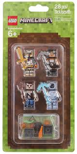 Lego Minecraft Skin Pack 2 853610 Building Kit 28 Piece Lego Minecraft Toy Amazon Toy Toys Buildin Lego Minecraft Minecraft Minecraft Mini Figures