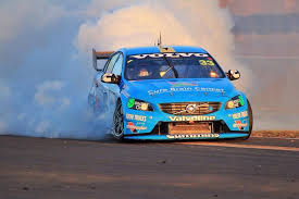 Burnout After Winning At Eastern Creek Polestar Volvo V8 Supercar Backstein