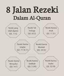 Dari allah swt, dengan cara kita berusaha dan berdo'a. 8 Jenis Rezeki Dari Allah Pusat Rawatan Darul Tawakkal Facebook