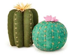 Yggqf throw pillow case alpaca decorative pillow cover llama and cactus pillow cushion cover 18 x 18 inch square pillowcase. Cactus Bloom Throw Pillows Fun Home Decor Handmade Wool Accents Uncommon Goods