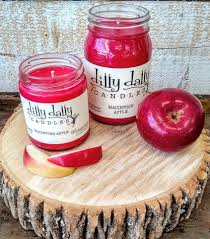 The sweet sensation of a fresh apple just picked from the tree. Dilly Dally Handmade Macintosh Apple 9oz Soy Candle Portion Of Etsy