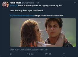 As Veer Zaara Clocks 15 Years Fans Recall Favourite Moments From The 2004 Blockbuster Shah rukh khan unsttopable all movie dialogue for his fans at trailer launch. as veer zaara clocks 15 years fans