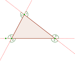 Cuanto Suma Los Angulos Exteriores De Un Triangulo Geogebra