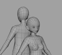 Male full body drawing bases. Anime Base Male