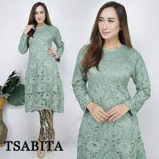 Pola kebaya dengan kutu baru. Jual Kebaya Stelan Brokat Long Hijau Mint Dan Aneka Warna Lain Di Lapak Aneka Butik Bukalapak