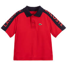 boys red ultra dry polo shirt