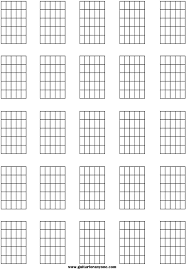 Guitar Chord Names And Symbols Blank Chord In 2019