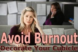 Although the cubicle has walls, it is still open to anyone who walks by. Decorate Your Cubicle To Keep From Burning Out At Work