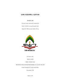 Contoh dari kaliamat majemuk ialah. Pdf Aqsamul Qur An