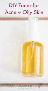 Diy Toner For Acne And Oily Skin Just 2 Ingredients The Nourished Life Diy Toner Homemade Toner Oily Skin Acne