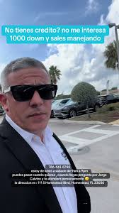 Consigue tu carro sin crédito en Homestead