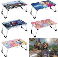 The kids study table is designed specifically keeping in mind children's requirements of a comfortable workstation. Kids Table Portable Folding Table Desk Foldable Small Desk Picnic Study Table Cute Character Design Laptop Table Lazada Ph