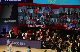 Select fans who are viewing the games from home are being livestreamed onto three video boards that extend along each baseline and one sideline. What Is It Like Being An Nba Bubble Virtual Fan And Is It Worth Doing