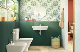 Excellente idée de déco pour une salle de bains d'enfant. Comment Integrer Le Vert Dans La Salle De Bain Espace Aubade