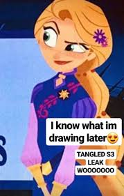Season 3 Leak What About The Brown Hair When She And Eugene Get Married Tangled Series Disney Tangled Disney Funny
