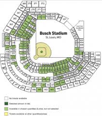 St Louis Cardinals Tickets Busch Stadium Preferred Seats