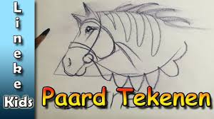 Portret tekenen is vaak geen appeltje eitje. Paard Tekenen Hoe Teken Je Een Paardenhoofd Youtube