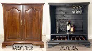 I am painting this cabinet all black and i also add a. Trash To Treasure Old Tv Cabinet Makeover Youtube