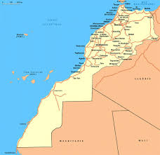 Need a map for your journey? Detailed Road Map Of Western Sahara And Morocco Western Sahara Africa Mapsland Maps Of The World