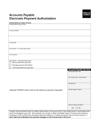 Based bank account holders only. Ach Authorization Form Wells Fargo Fill Online Printable Fillable Blank Pdffiller