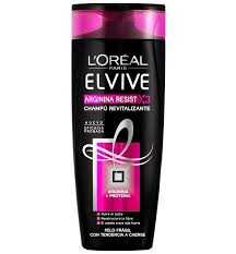 Elvive Caida Resist Arginina Shampoo Fortificante Con Triple Resistencia 1 Nutre Desde La Raiz Hasta La Punta 2 Re Cuidado Del Cabello Champu Revitalizante