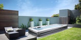 And unlike typical home swimming pools, the royal swim spa won't take up your whole backyard. Swim Spas Mainely Tubs