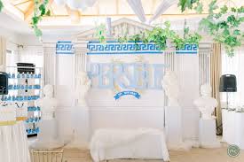Spring wedding centerpieces white wedding decorations greek party decorations reception decorations grecian wedding elegant wedding wedding white wedding dinner our wedding. Kara S Party Ideas Ancient Greece Inspired Birthday Party Kara S Party Ideas