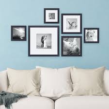 6er Bilderrahmen Set Schwarz Modern Quadratisch Photolini Bilderrahmen Fotowande Poster Und Geschenke Bilderrahmen Schwarz Wohnzimmerwand Bilderrahmen Set