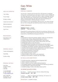 A brief introductory statement can be a useful summary of your skills and experience as well as an indicator of your career ambitions. Editor Cv Sample Overseeing The Layout And Appearance Of Articles Cv Resume Jobs