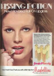 Sticky lip gloss roll-on from 1975