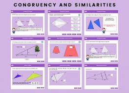 Congruency And Similarities Gcse 1 9 Skoolmaths Lessons Revisions Practice Gcse Math Interactive Lessons Teaching Math