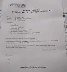 Cabang bandung didirikan pada bulan mei 1992 dengan nama pt karya pangan inti sejati yang merupakan salah divisi mie instan merupakan divisi terbesar di indofood dan pabriknya tersebar di 15 kota, diantaranya medan, pekanbaru, palembang, tangerang. Lowongan Terbaru Pt Indofood Fritolay Makmur Cikupa September 2018 Serangid