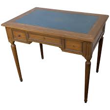Small Mahogany Writing Desk With Blue Green Leather Top 1stdibs Com Writing Desk Mahogany Antique Desk