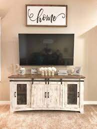 72 Best Farmhouse Living Room Tv Stand Design Ideas 9 Aesthetecurator Com Farm House Living Room Diy Rustic Home Rustic House