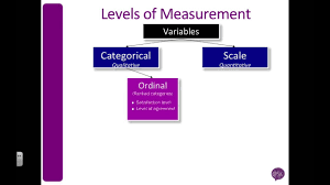 Spss Understand Ordinal Nominal Scale Aka Level Of Measurment Youtube