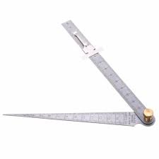 1pc Taper Welding Gauge Gage Depth Ruler Stainless Steel Gap Hole Inspection Ruler For Measurement Tool Measurement Tools Tools Steel