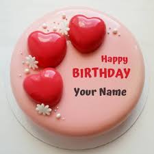 Birthday Wishes With Name And Photo On Cake Write Name On Romantic Birthday Cake With Red Hearts Make Love Name Cake Print Lover Birthday Cake Write Name Birthday Cake Writing Happy Birthday Wishes Cake