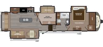 Floorplan Image Of Keystone Montana Model 3950br New Travel Trailer Floor Plans Rv Floor Plans Trailer Living