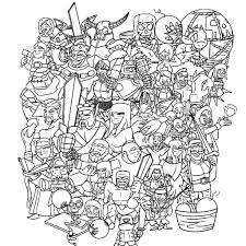 Download and print these free coloring pages. Clash Royale Coloring Pages Free Coloring Pages