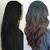 Short Black Hair With Blue Ends