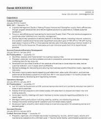 outbound area manager resume example