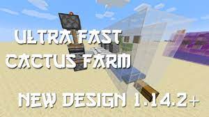 16x16 cactus farm optimized for server with chuck hoppers (crop hoppers). How To Make A 0 Tick Cactus Farm Minecraft 1 14 3 New And Improved Youtube