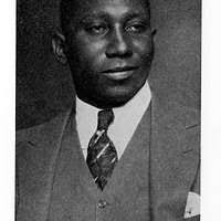 Ola Walker (left) and Ossie Jefferson Corley, Rosa Parks' nurse, outside  the Henry Ford mansion (Fair Lane), Dearborn, Michigan