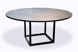 (length x width x height) iron base: Square Root Dining Table Stone Top Room Modern Luxury In Tribeca Greenwich