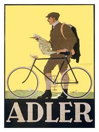 Pin Von Jacob W Auf Old Bicycle Ads Fahrrad Poster Adler Fahrrad Retro Poster