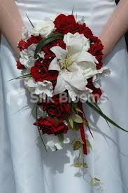 Three main varieties are commonly used: Silk Blooms Modern Rose Stargazer Lily Alstroemeria Cascading Bouquet Red Rose Bridal Bouquet Red Bridal Bouquet Ivory Bouquet Wedding