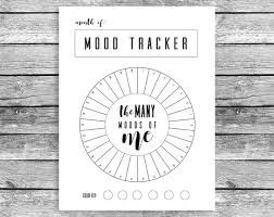 Monthly Mood Tracker Circle Bullet Journal A5 Journal